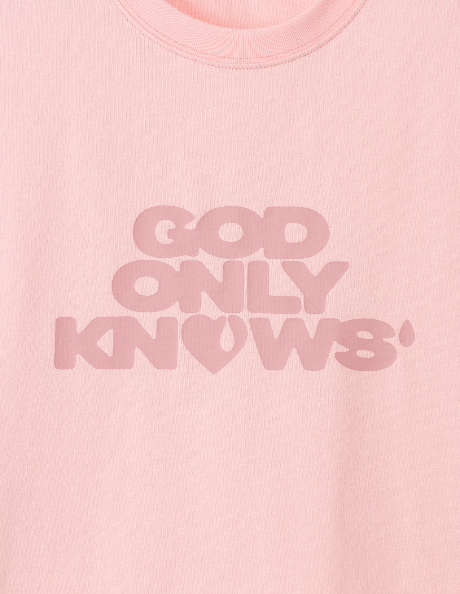 SIGNATURE LOGO TEE – GOD ONLY KNOWS