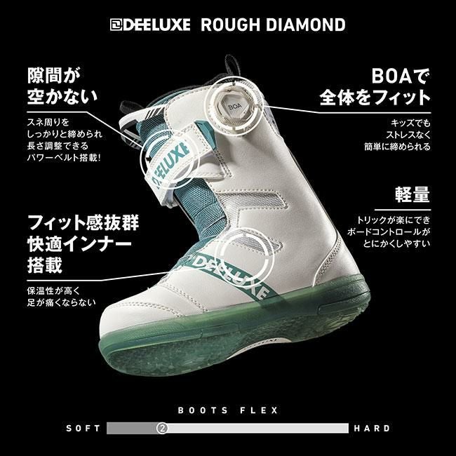 ディーラックス ブーツ ジュニア DEELUXE JUNIOR (ROUGH DIAMOND) 25