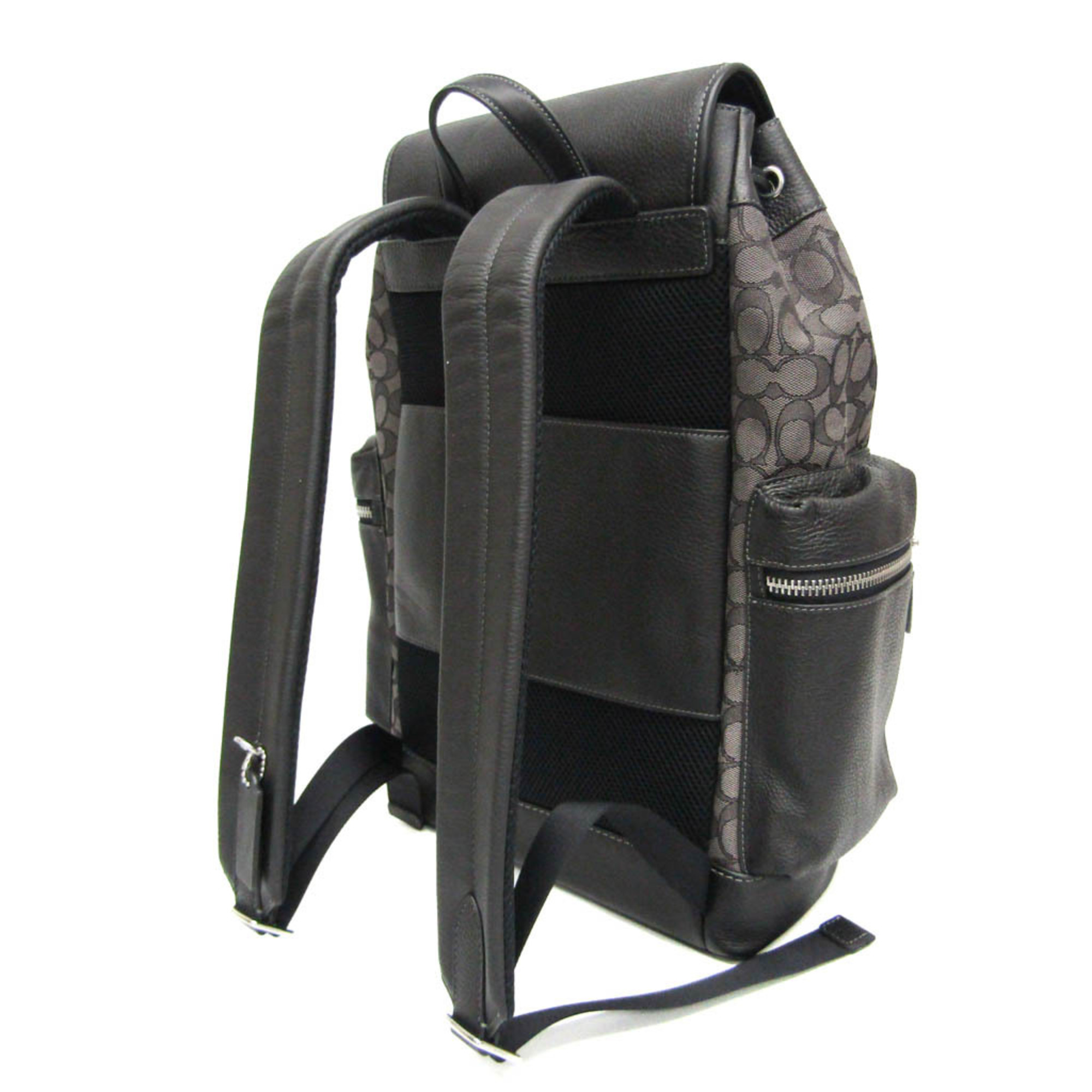 コーチ(Coach) シグネチャー CE523 メンズ レザー,PVC リュックサック