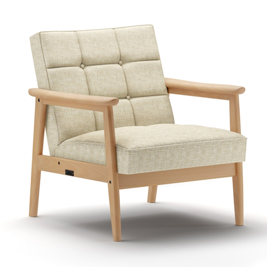 店頭限定】カリモク60【正規販売店】Kチェア ブルーノベージュ×ピュア