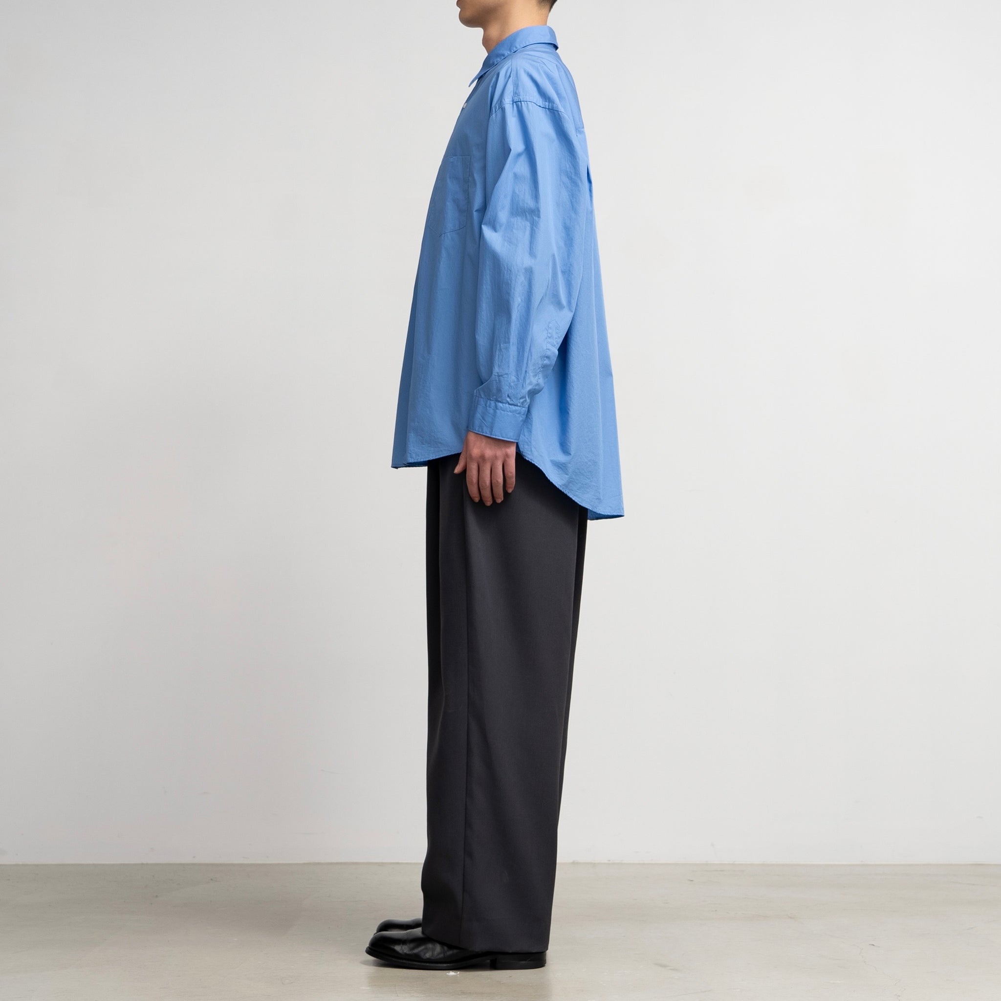 BASIC] Broad L/S Oversized Regular Collar Shirt – Graphpaper KYOTO