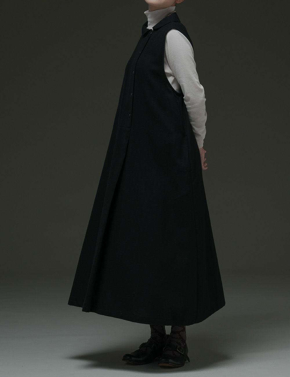 バイカラー二重織ジャンパースカート優雅菊（ゆうがぎく） | 石見銀山