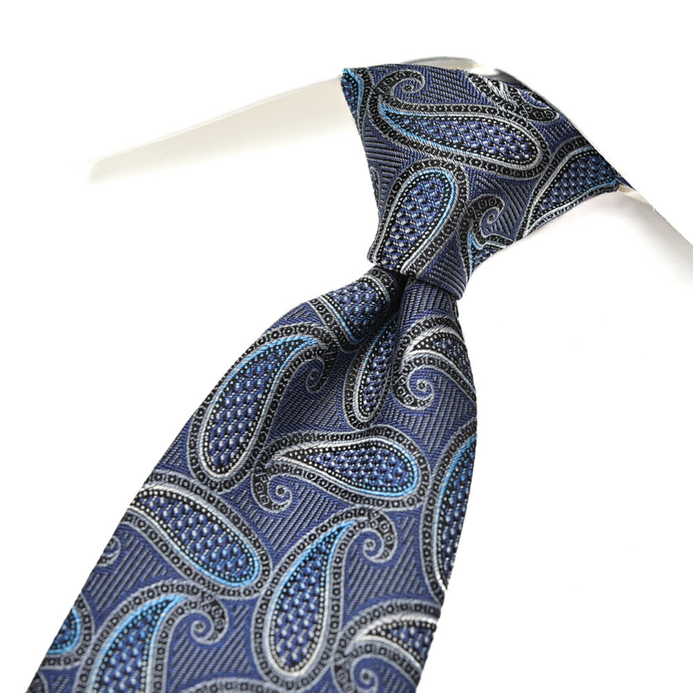 クリアランス対象｜ETRO エトロ / シルク100% ペイズリー柄ネクタイ