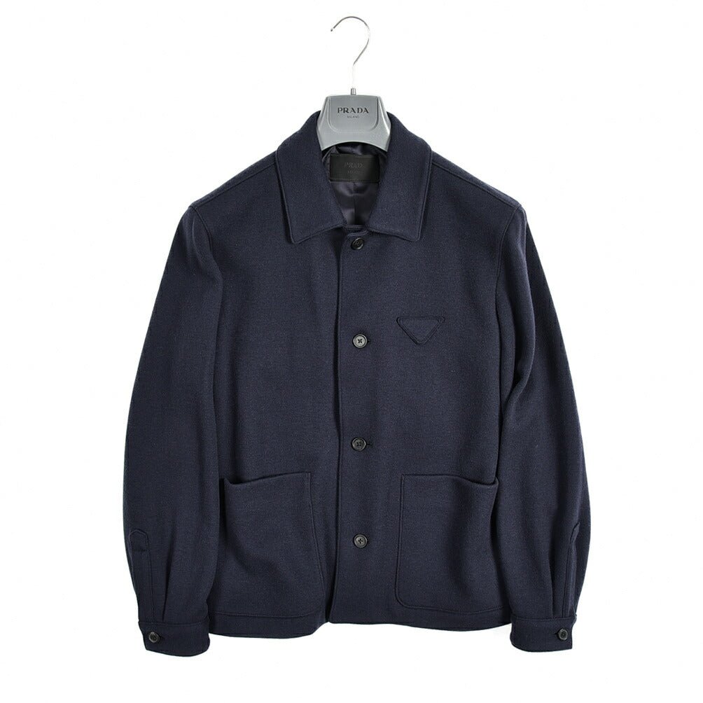 クリアランス対象｜PRADA プラダ / カシミヤウール トライアングルロゴ