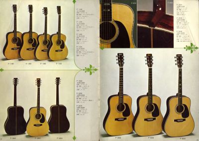 Canda/グレコ ギターカタログ 1973