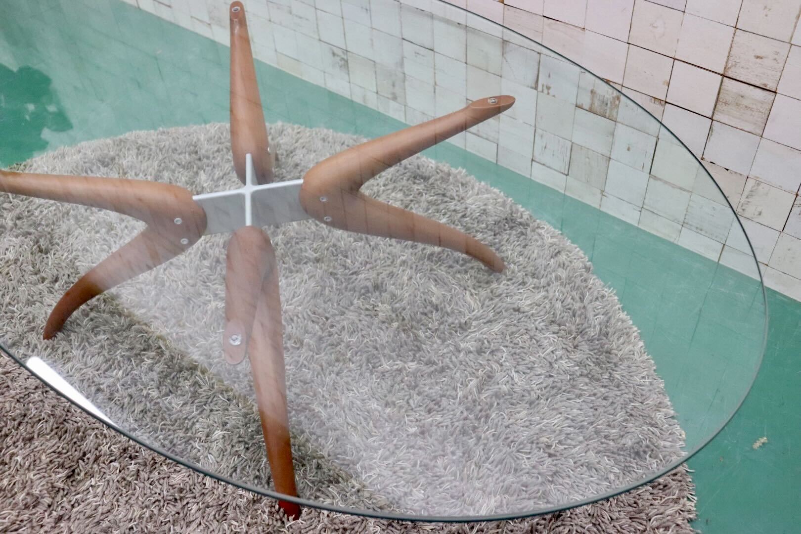 GMFT281○porada / ポラダ DENUO デヌオ センターテーブル ガラス