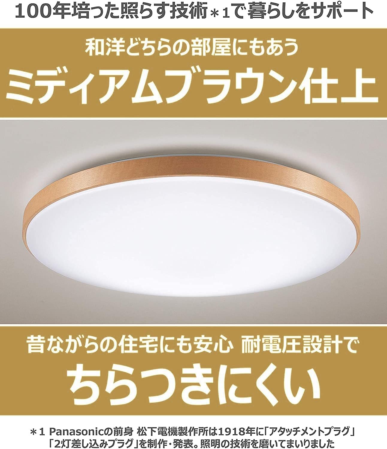 月額2,680円：パナソニック LEDシーリングライト HH-CE0819AH