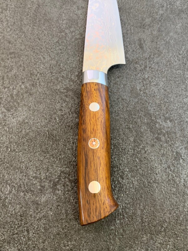 特別誂 伝統工芸士 佐治武士作品 本鍛造 佐治作 VG10 有色ダマスカス