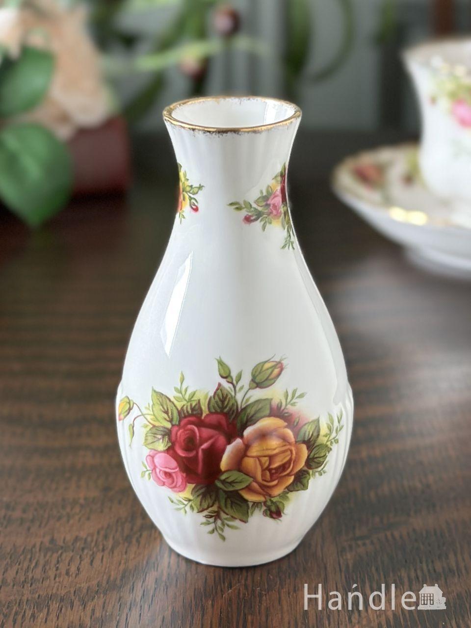 フェントン社、シルバークレストシリーズのフラワーベース（花器）(m