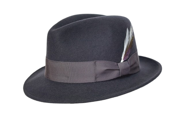 送料無料】STETSONステットソン ウールフェルト メンズハット グレー