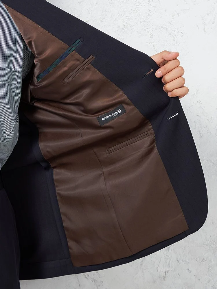 形態安定＆上下ウォッシャブル】スーツ 2つボタン ツーパンツ【i-Suit