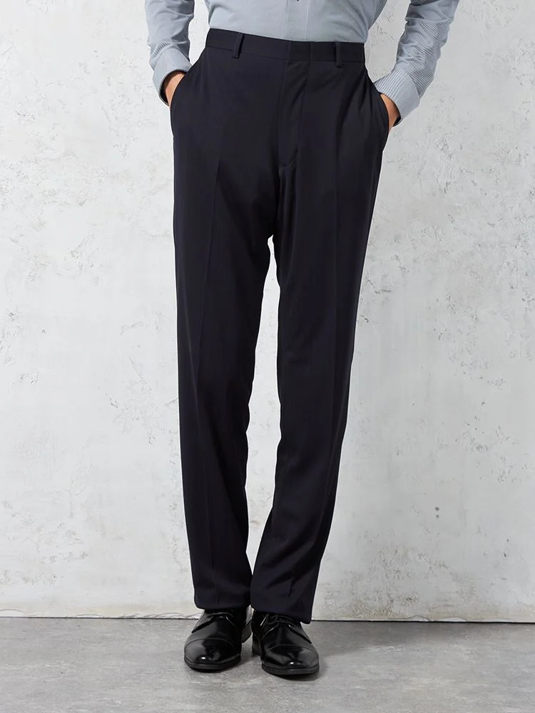 形態安定＆上下ウォッシャブル】スーツ 2つボタン ツーパンツ【i-Suit