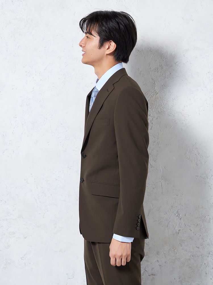 パンツウォッシャブル】スリーピーススーツ 2つボタン 背抜き