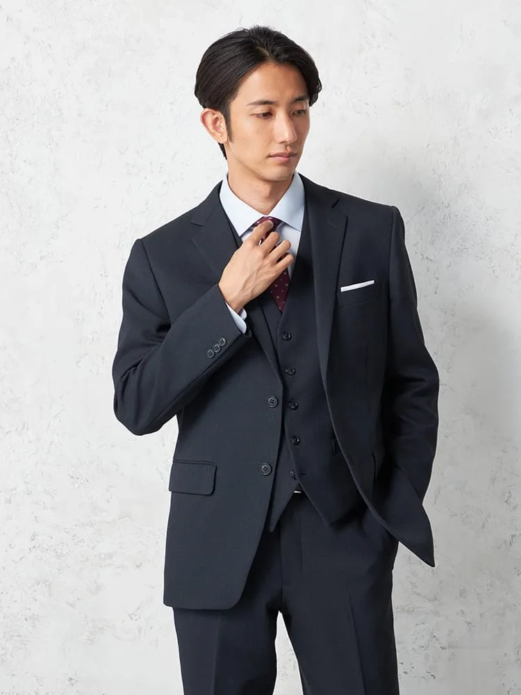 ウール100%】スーツ 2つボタン イタリア製高級生地使用(ゼニア