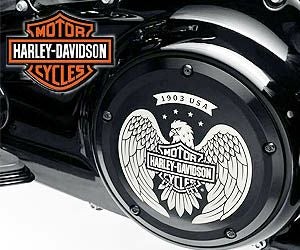 ダイナ＆ソフテイル&ツーリング用 ダービーカバー、タイマーカバー