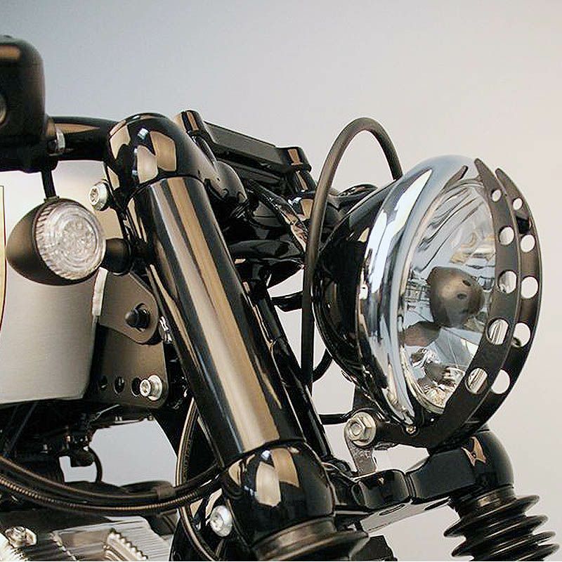 Cult Werk スポーツスター用 フォークカバー＆キャップ ブラック