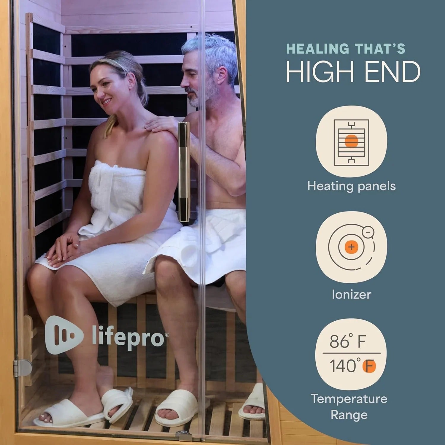 LifePro Rejuvacure Duet Two-Person Far Infrared Sauna – Health Revival
