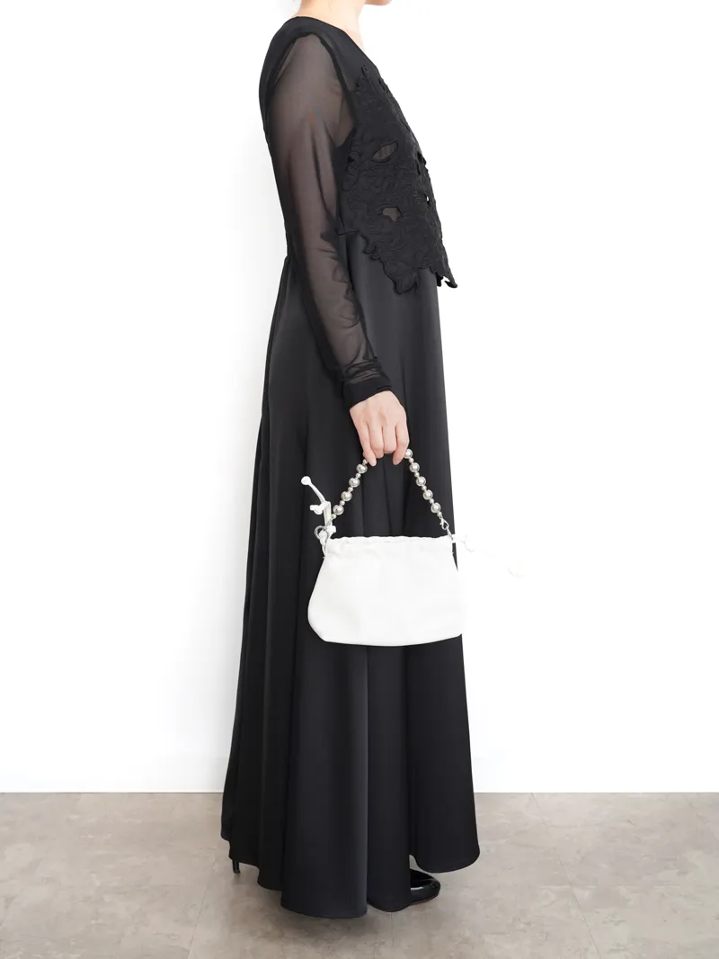 Ameri VINTAGE（アメリ ヴィンテージ）UPPER EMBROIDERY FLARE DRESS