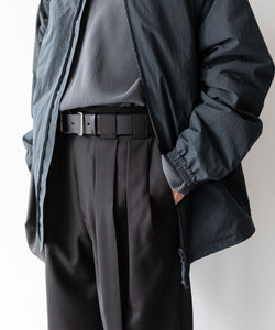 stein / シュタイン】DOUBLE WIDE TROUSERS - DARK CHARCOAL | 公式