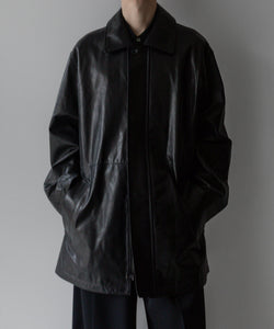 ssstein / シュタイン】LEATHER ZIP JACKET - BLACK | 公式通販サイト