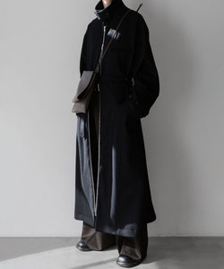 stein / シュタイン】OVERSIZED MAXI-LENGTH ZIP COAT - BLACK | 公式