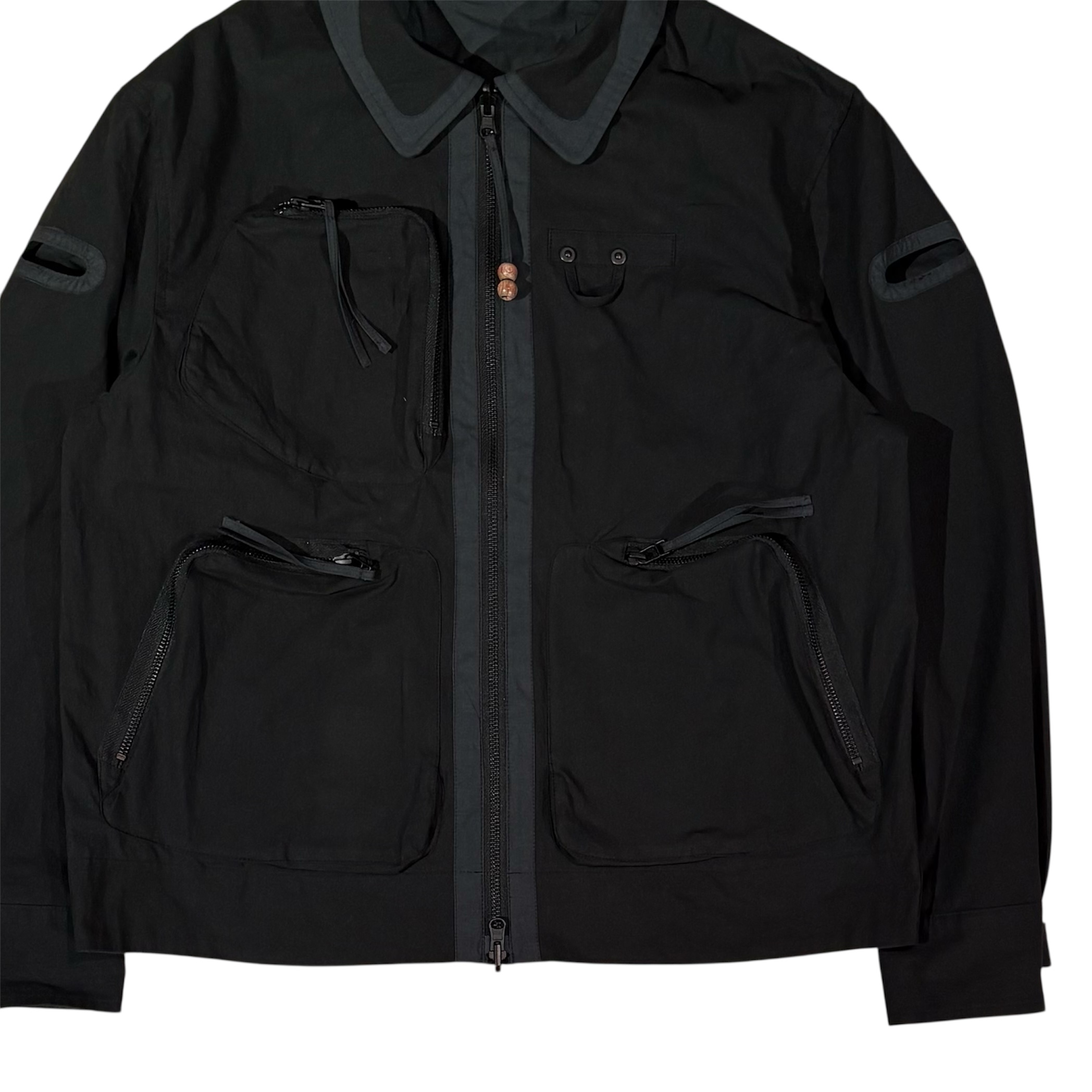 2026SS JIAN YE FANG JKT (REVERSIBLE) - BLACK 商品詳細｜choua la