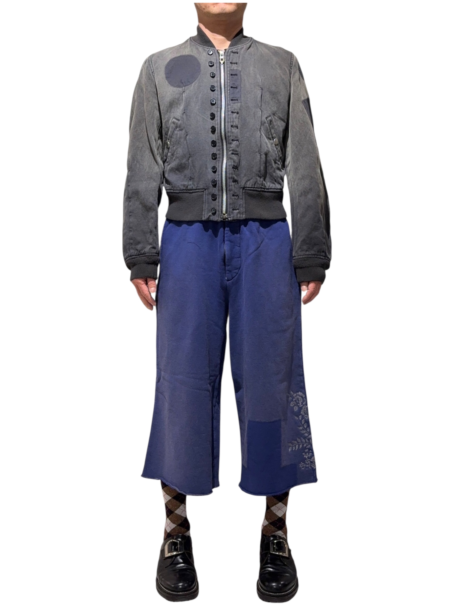 2026SS MASU VICTORIAN BOMBER JACKET - ASH GRAY 商品詳細｜choua la