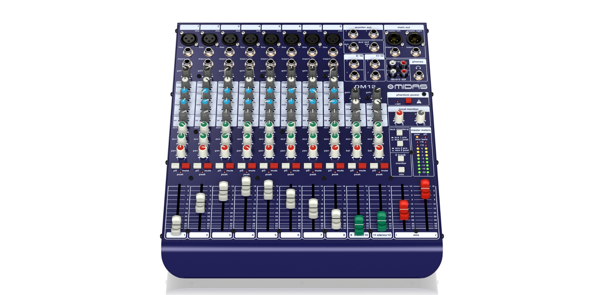 Mixer Annalog 12 Input Midas DM12