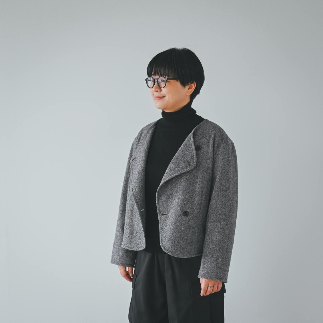 着用レビュー】やわらか素材の「ツイードパンツ・ジャケット」を