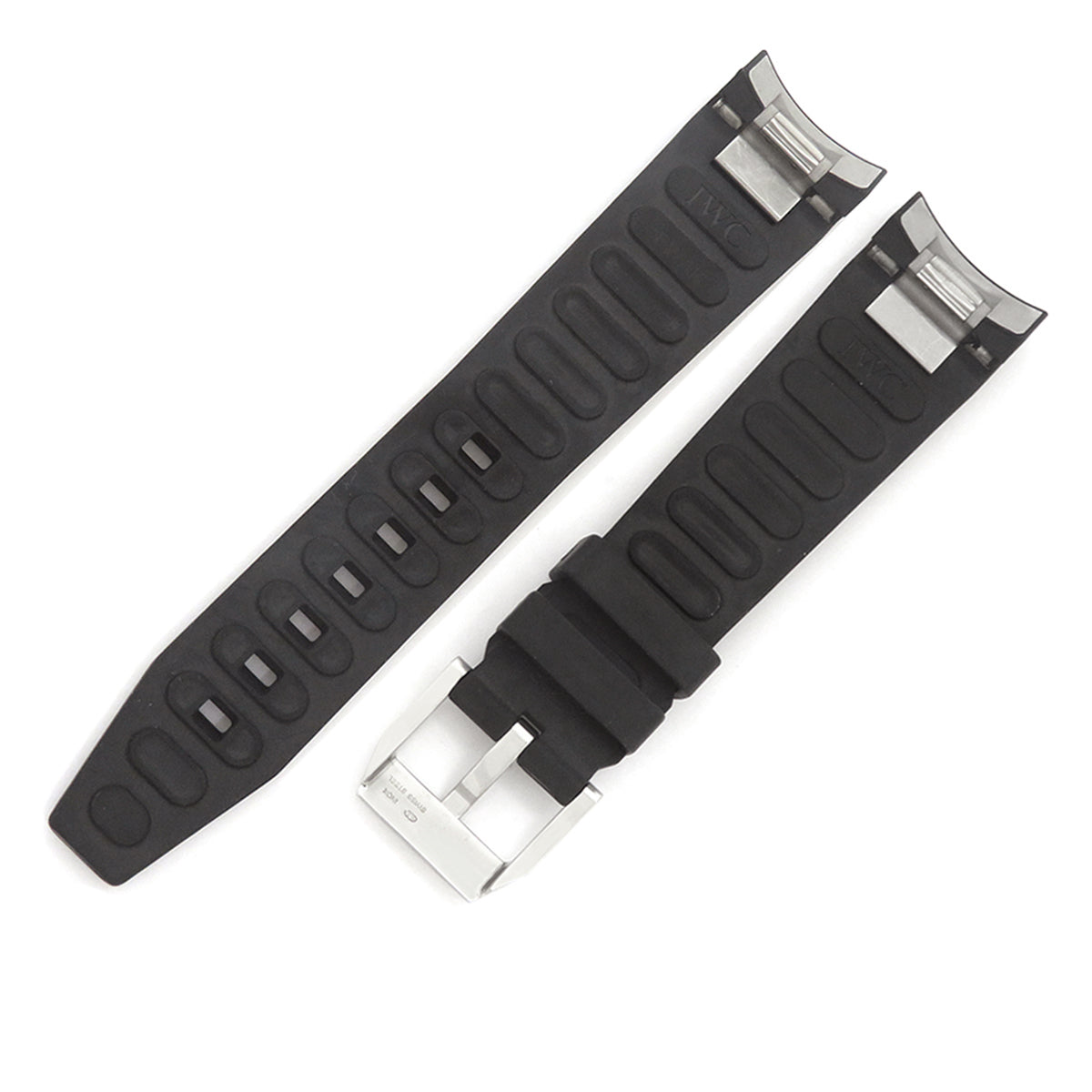 IWC IWC アクアタイマー用 ラバーバンド ブラック ラバー ステンレス