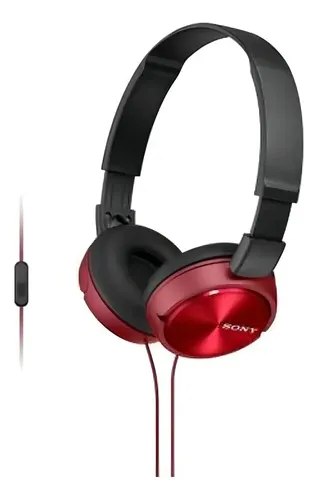 Fone de ouvido on-ear Sony ZX Series MDR-ZX310 red | Frete grátis