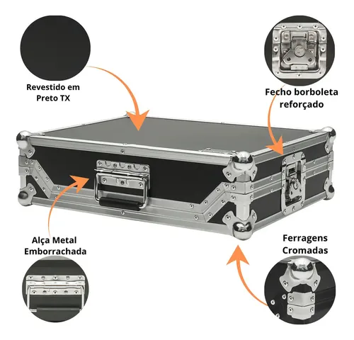Hard Case Maleta Pioneer Ddj Rb / Sb3 / Ddj 400 Móvel