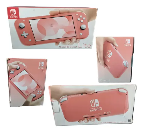 Console Nintendo Switch Lite Rosa Na Caixa Jp | MercadoLivre