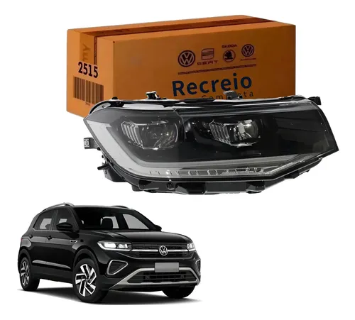 Farol T Cross Highline Direito Com Led E Modulo 2gm941774b