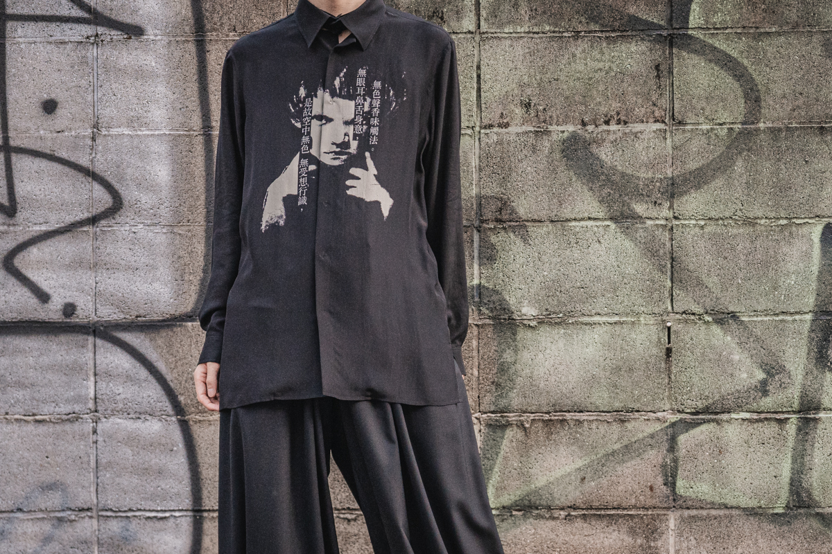 ヨウジヤマモト 2021-22AW シルクプリントシャツ | HUES 福岡セレクト