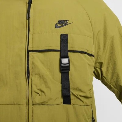 $160 Mens Size M Tall Nike Tech Woven Utility Repel Jacket Moss