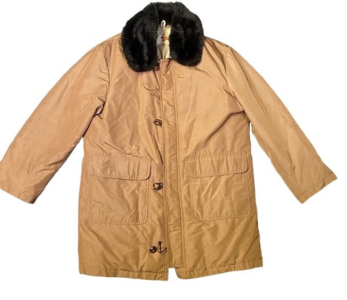 Vintage Western Down Jacket 70s Comfy Cowboy Rancher Mens Medium