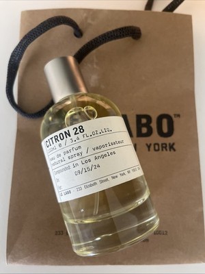 Le Labo Citron 28 3.4 /100ml Seoul Exclusive Scent. Brand New In