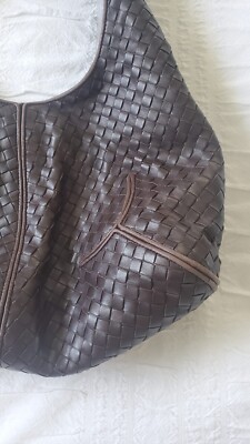 Bottega Veneta Intrecciato Hobo Bag Medium size BrownLeather | eBay