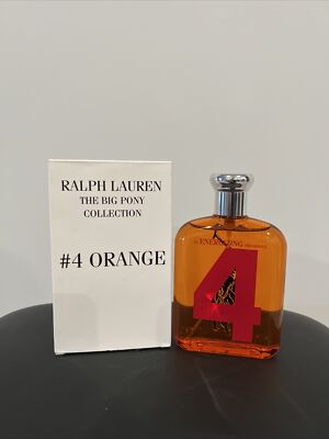 Ralph Lauren Big Pony 4 Orange 4.2oz 125ml Men Eau de Toilette See