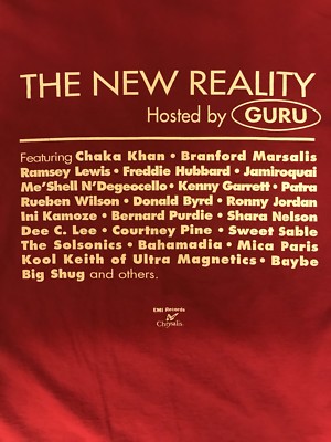 Rare JAZZMATAZZ VOLUME II GURU Rap Tee Vintage XL shirt | eBay