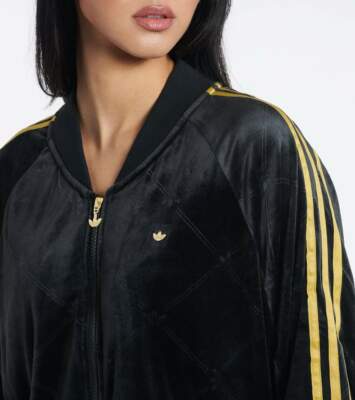 adidas Women's Originals Monogram Track Suit In Velvet (Jacket