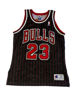 Vintage Champion Chicago Bulls Michael Jordan #23 Pinstripe Jersey