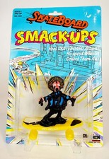 Vintage 1986 80s Playtime Skateboard Smack-ups Patty Plate Glass