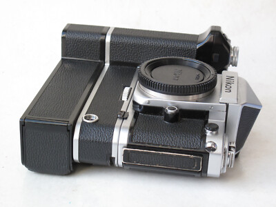 Nikon F2 with DE-1 eye level finder, MB-1, MD-2 motor drive, US
