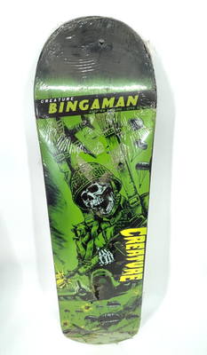 David Gravette Creature Skateboard Deck Bingaman Give em Hell
