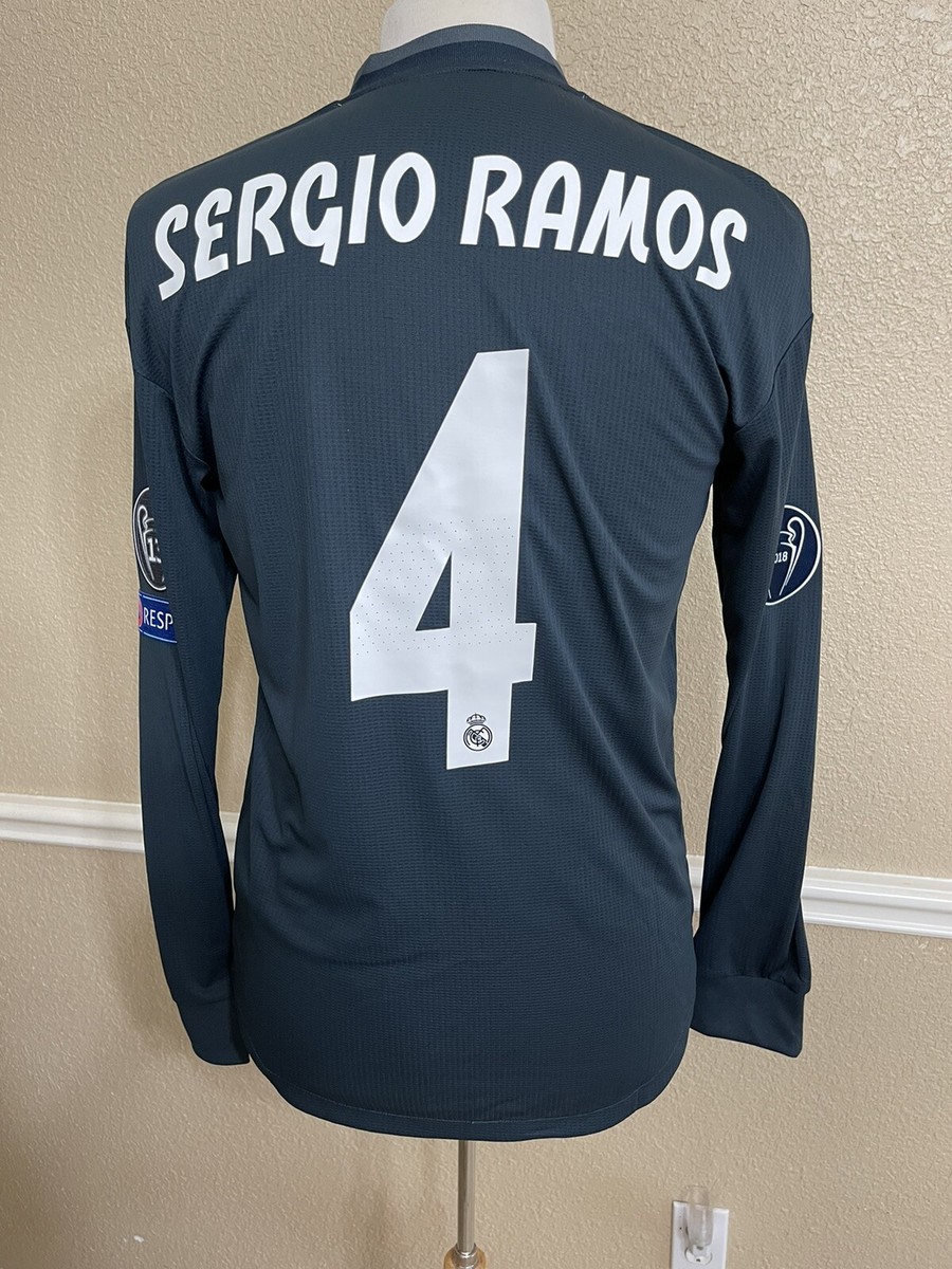 Real Madrid Ramos Spain Player Issue Adizero Shirt Match Unworn