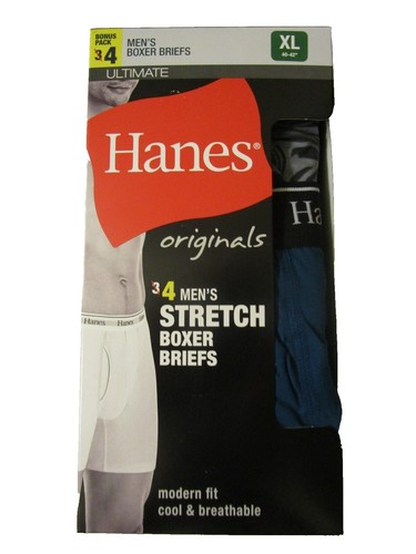 Supreme Hanes Boxer (4 Pack) Briefs Black Men Size XL | eBay