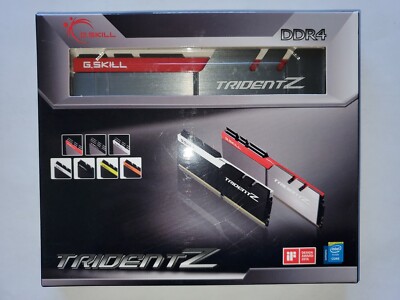 G. SKILL F4-3600C15D-16GTZ 2x8GB DDR4 3.6 MHz RAM Memory Dual
