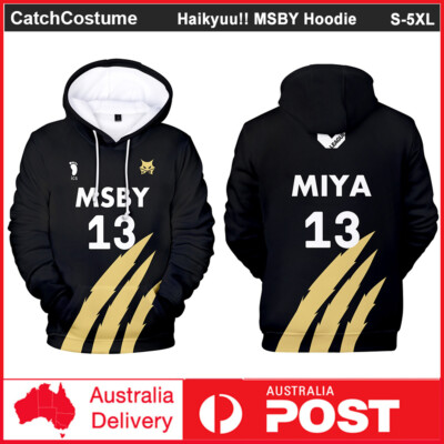 Haikyuu!! MSBY NO.13 Atsumu Miya Hoodie Pullover Sweatshirts